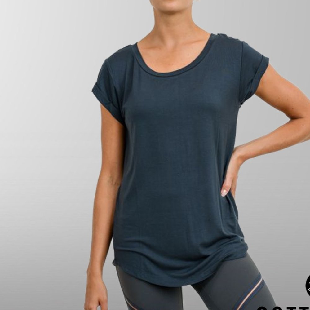 Short Sleeve, Round Neck top